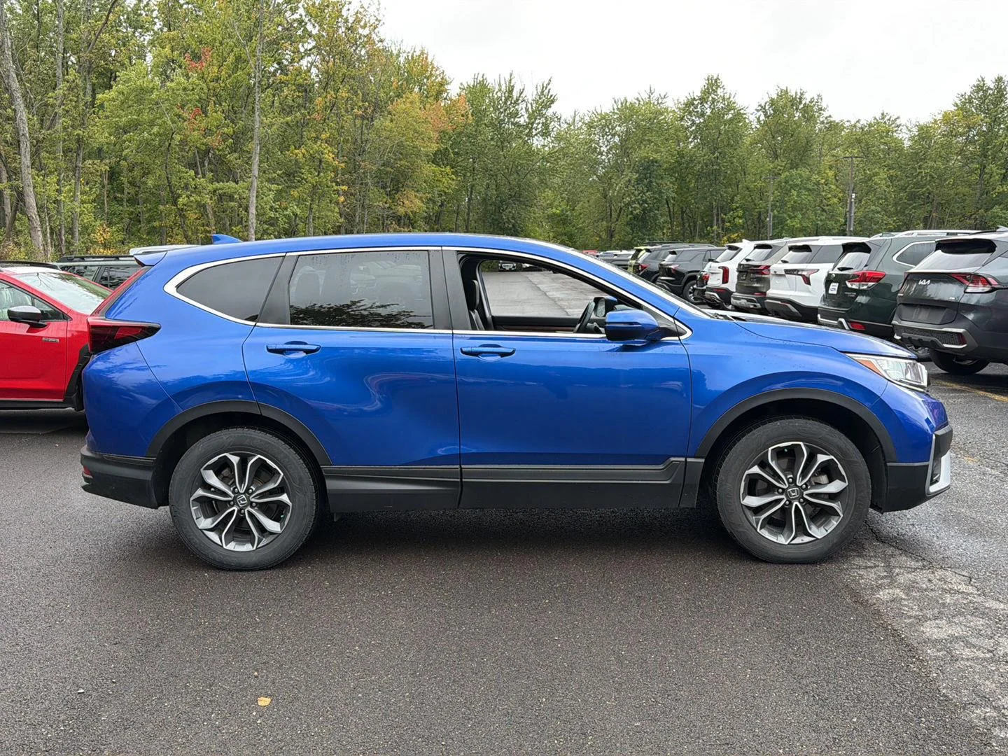 Used 2020 Aegean Blue Metallic Honda EX-L image 7