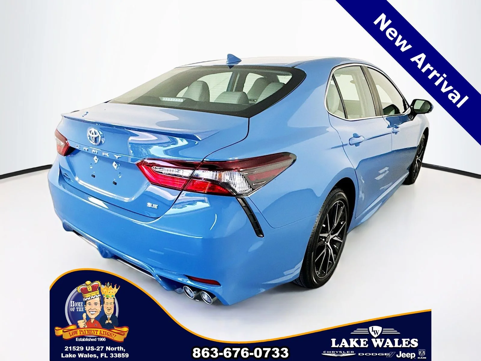 Used 2024 Blue Toyota SE image 7