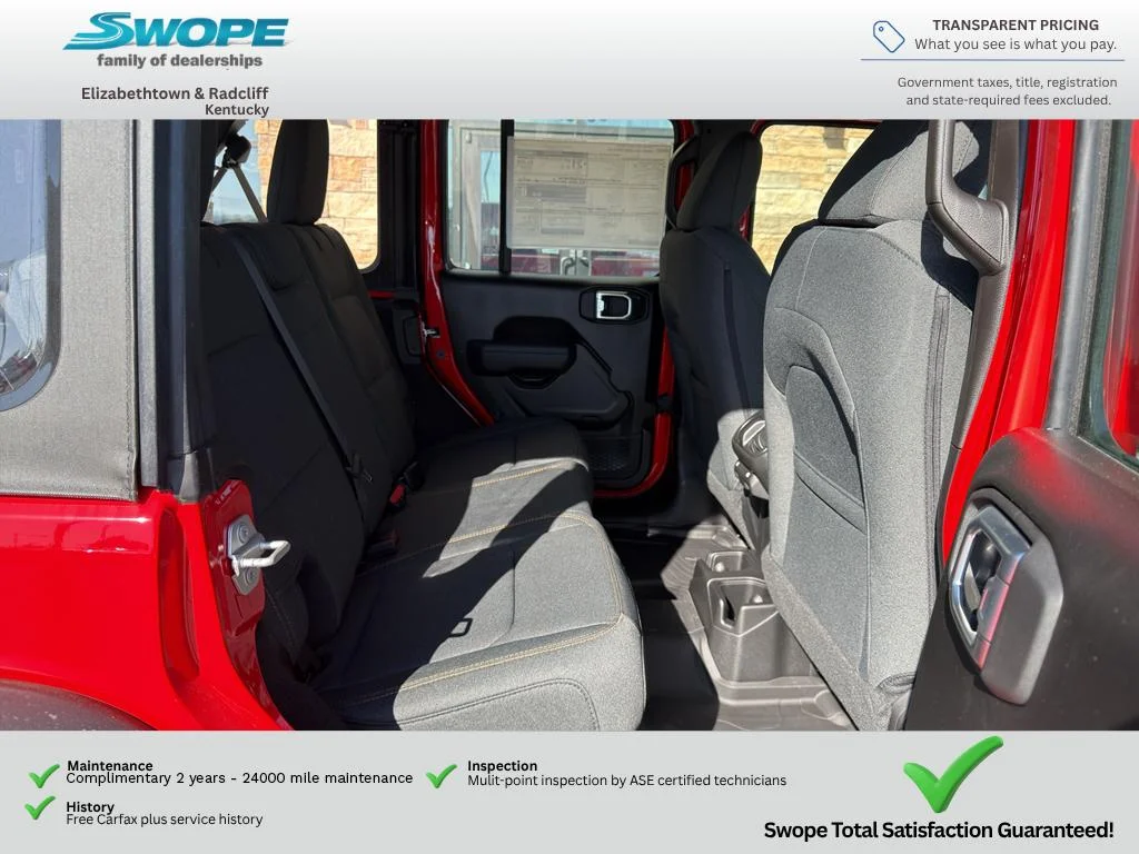 New 2026 Firecracker Red Clearcoat Jeep Sport image 10