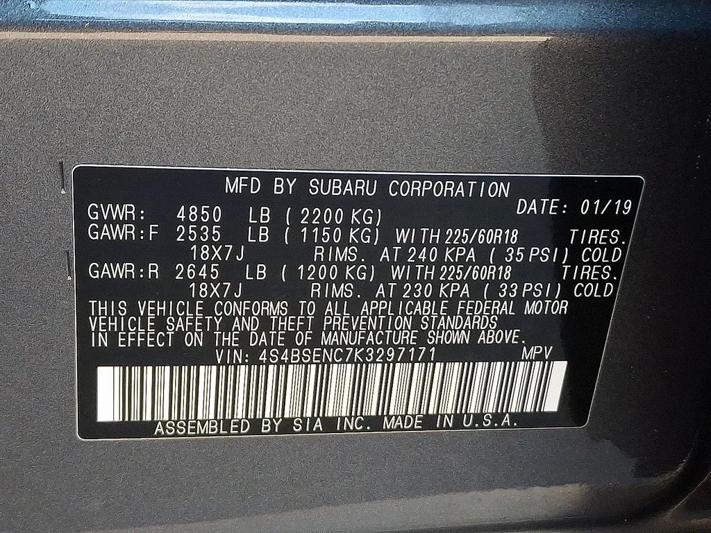 2019 Subaru Outback Limited - Photo 28