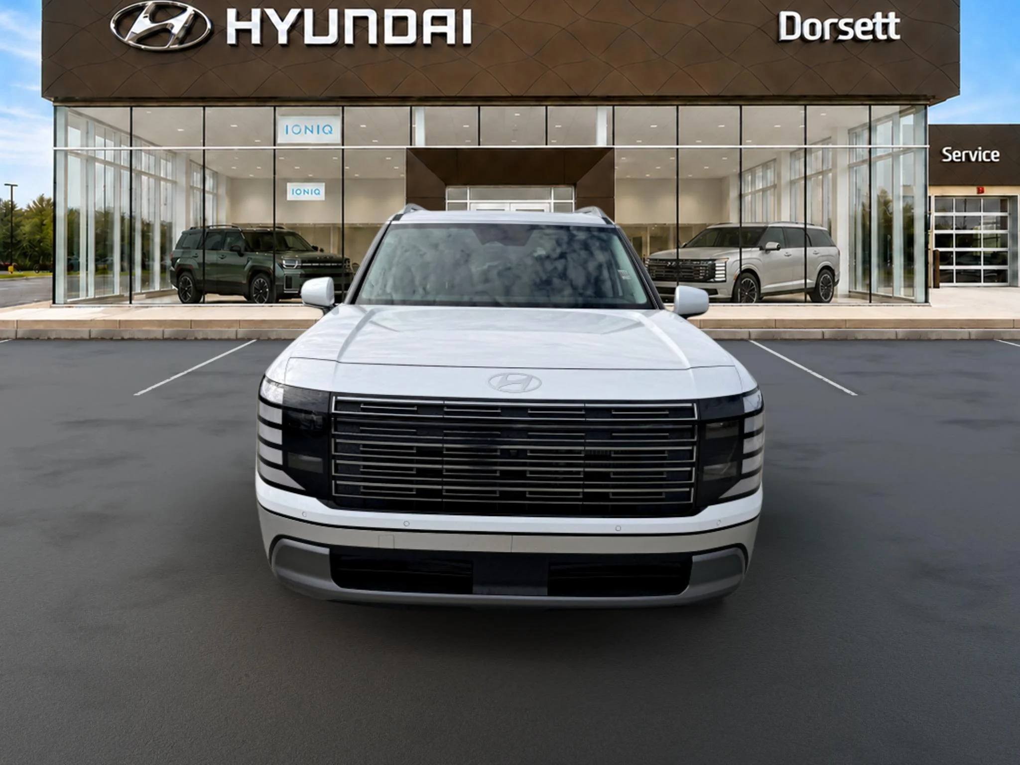 New 2026 Creamy White Pearl Hyundai SEL Premium 7P image 2
