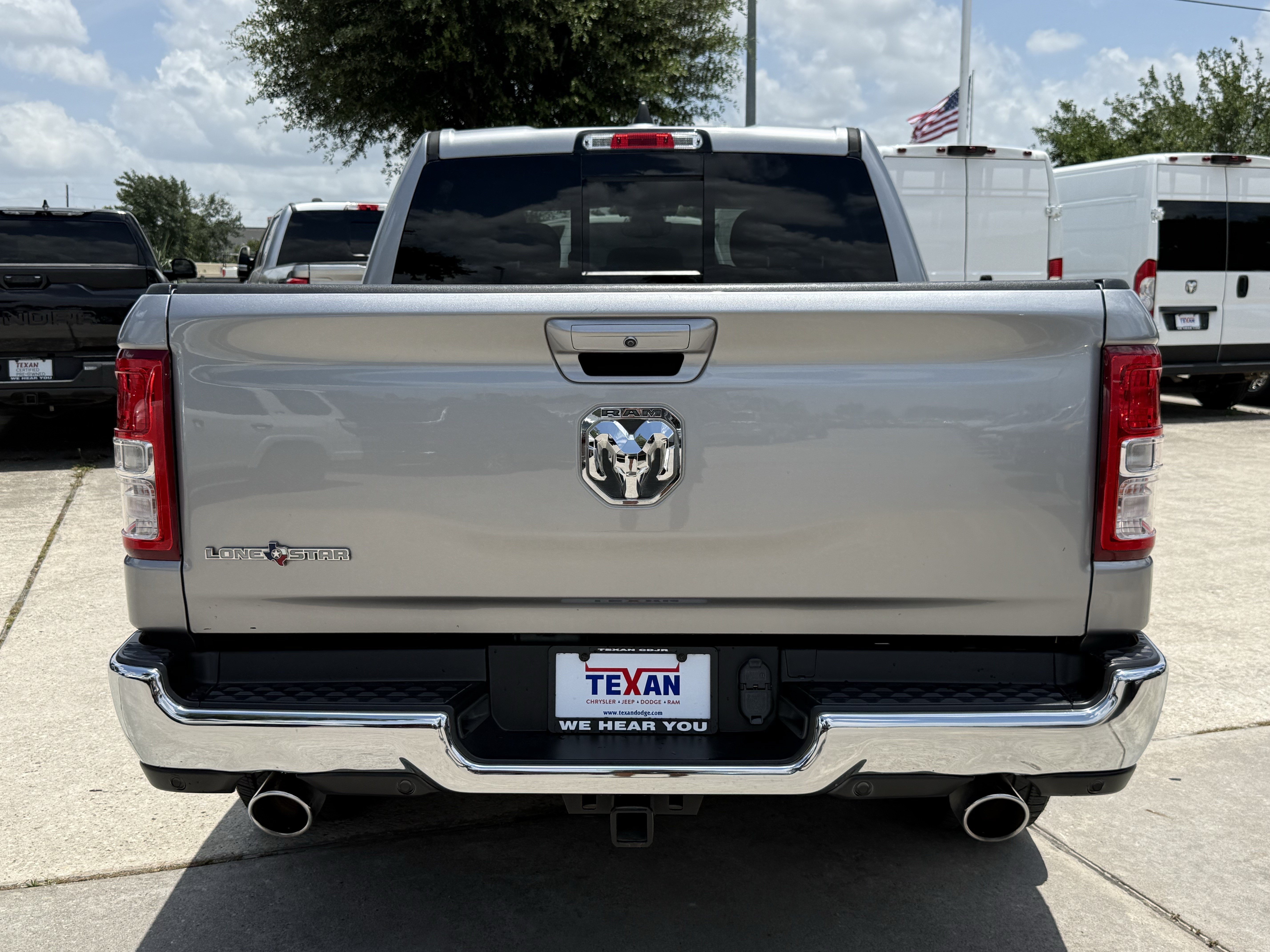 Used 2021 Billet Silver Metallic Clearcoat Ram Lone Star image 5