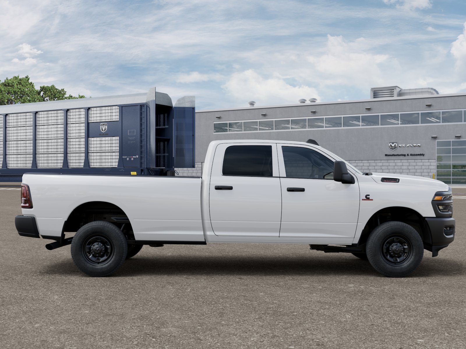 New 2026 Bright White Clear-Coat Exterior Paint RAM Tradesman image 12