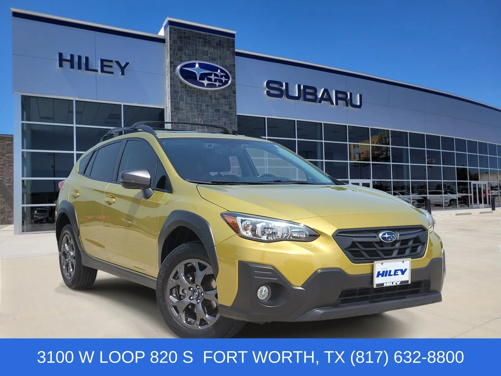 Used 2021 Yellow Subaru Sport image 1