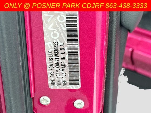 New 2026 Tuscadero Pearl-Coat Exterior Paint Jeep Sport image 31