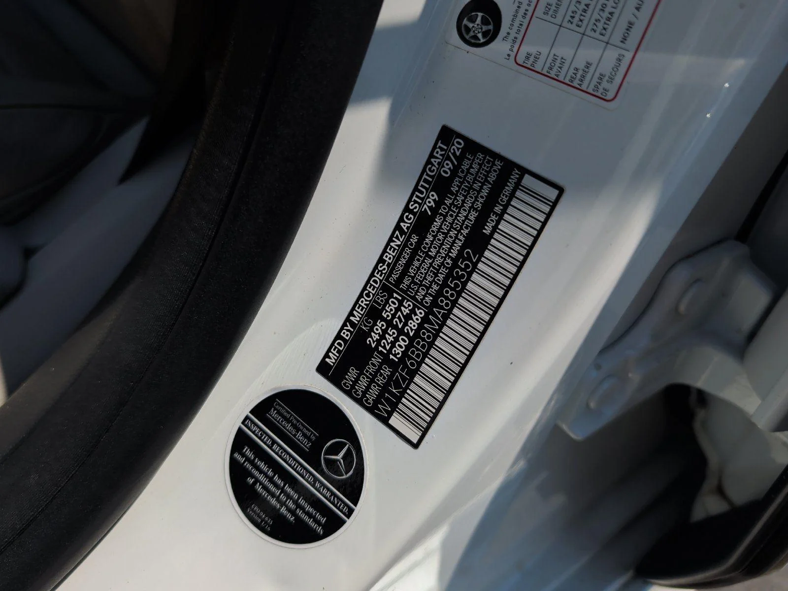 Used 2021 designo Diamond White Mercedes-Benz AMG® E 53 image 12