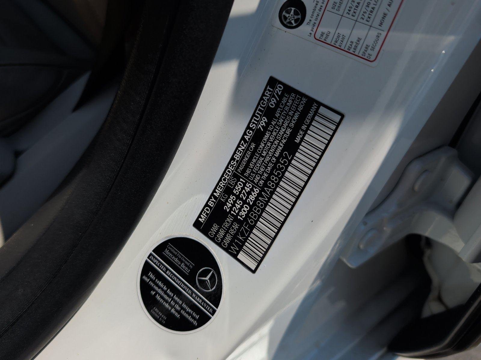 Used 2021 designo Diamond White Mercedes-Benz AMG® E 53 image 12