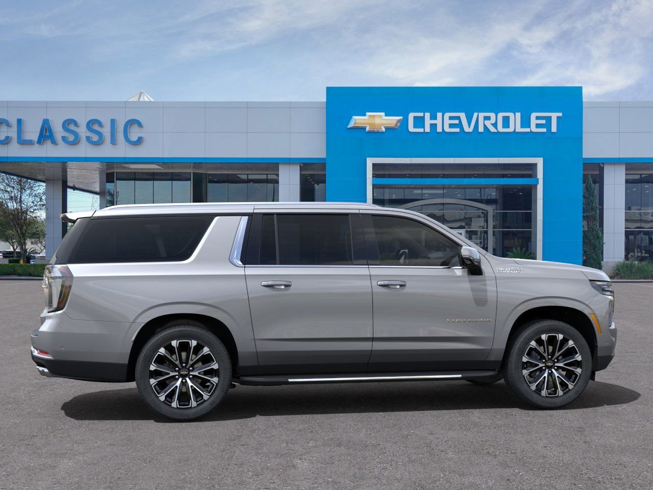 2025 Chevrolet Suburban High Country Gray at Classic Elite Chevrolet Hwy 6