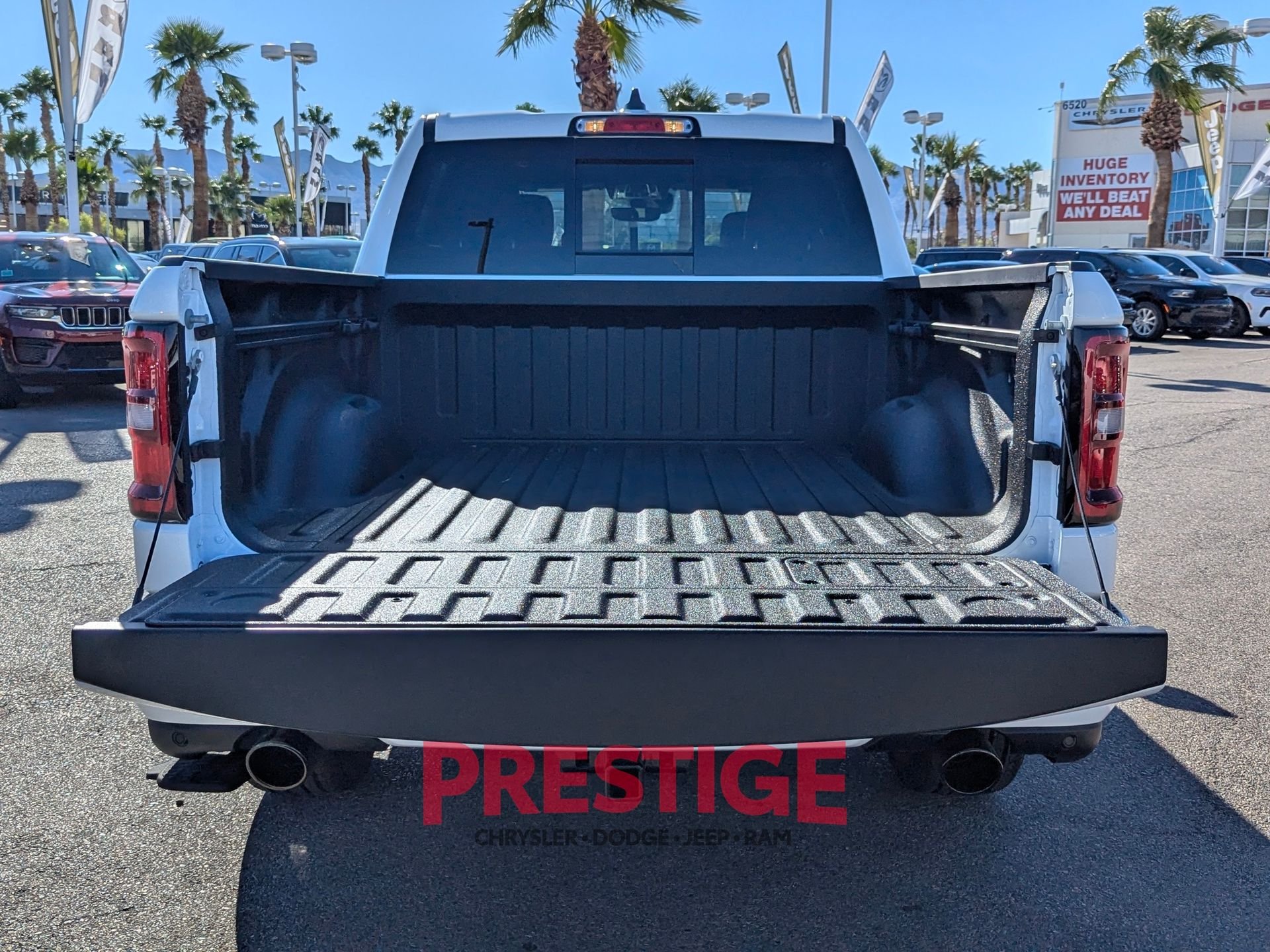 New 2026 Bright White Clear-Coat Exterior Paint RAM Laramie image 7