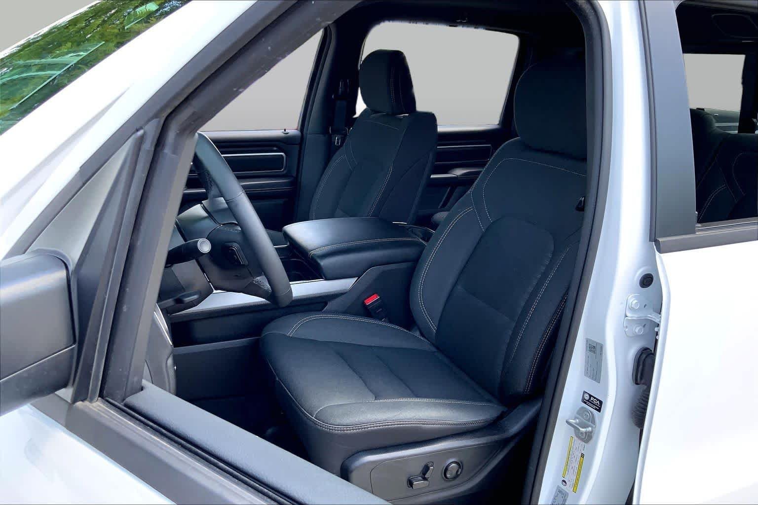 Used 2025 Bright White Clearcoat Ram Lone Star image 7