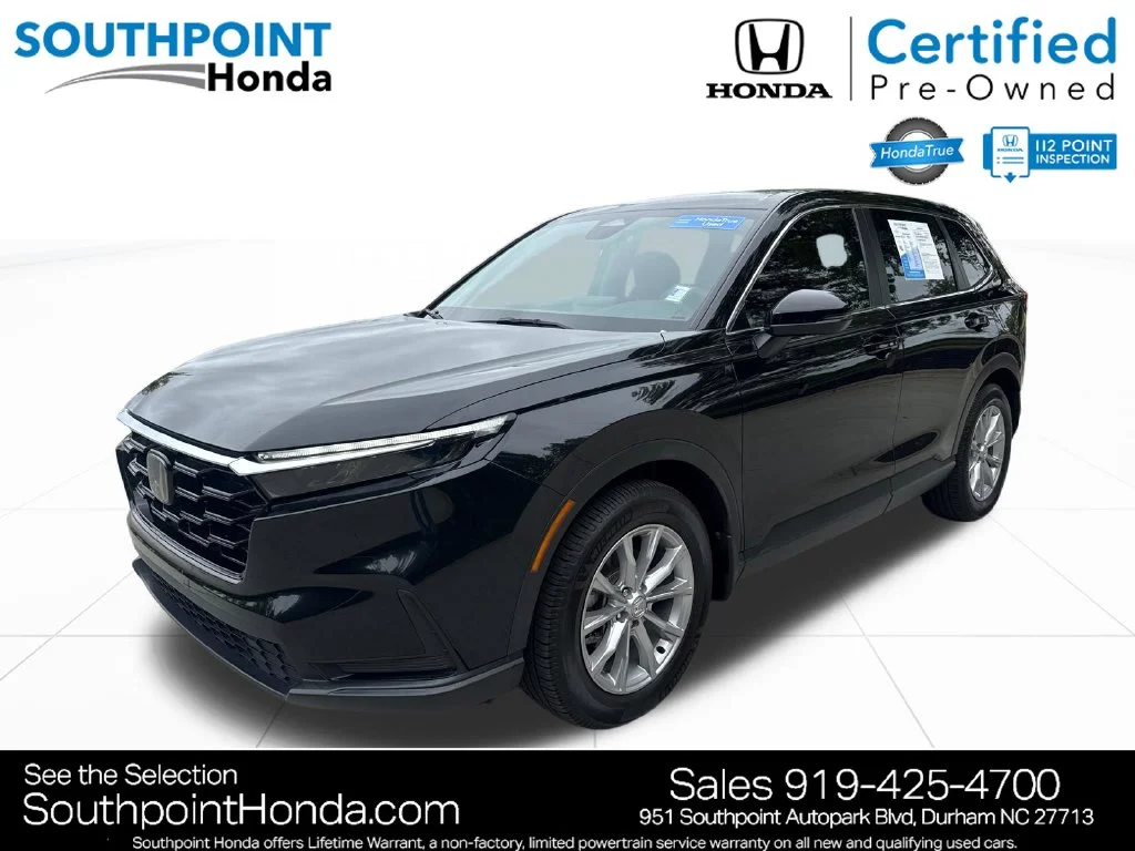Certified Used 2023 Crystal Black Pearl Honda EX image 3
