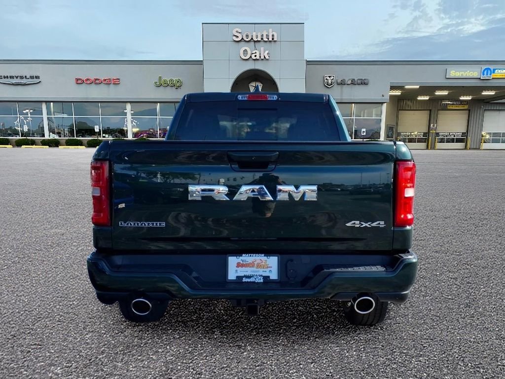 New 2026 Serrano-Green Metallic Exterior Paint RAM Laramie image 4