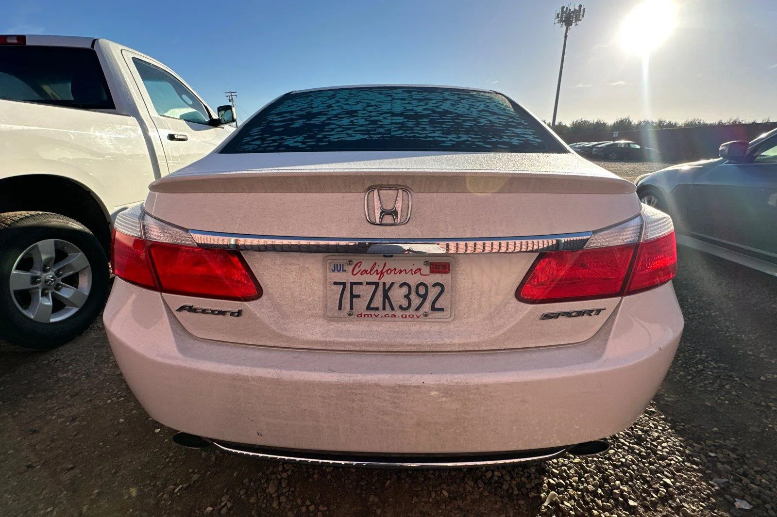 Used 2014 WHITE Honda 4DR image 6