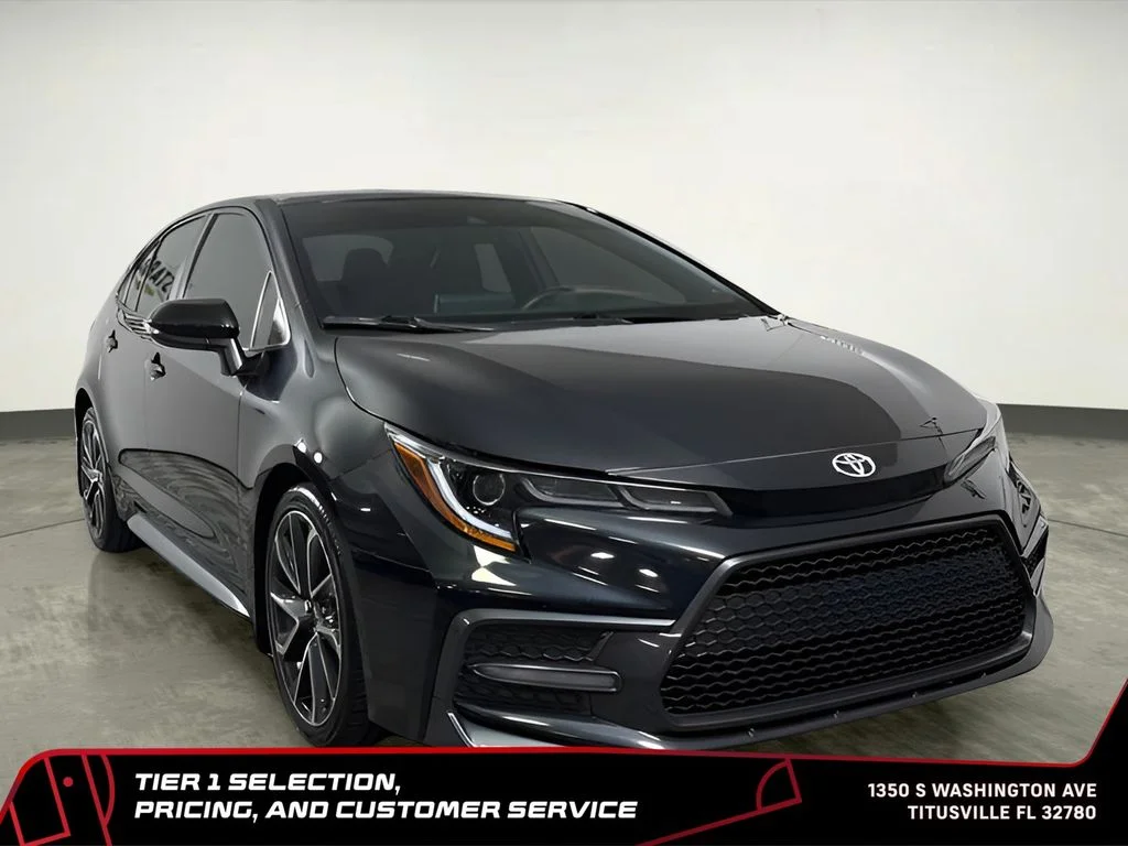 Used 2020 Black Toyota SE image 14