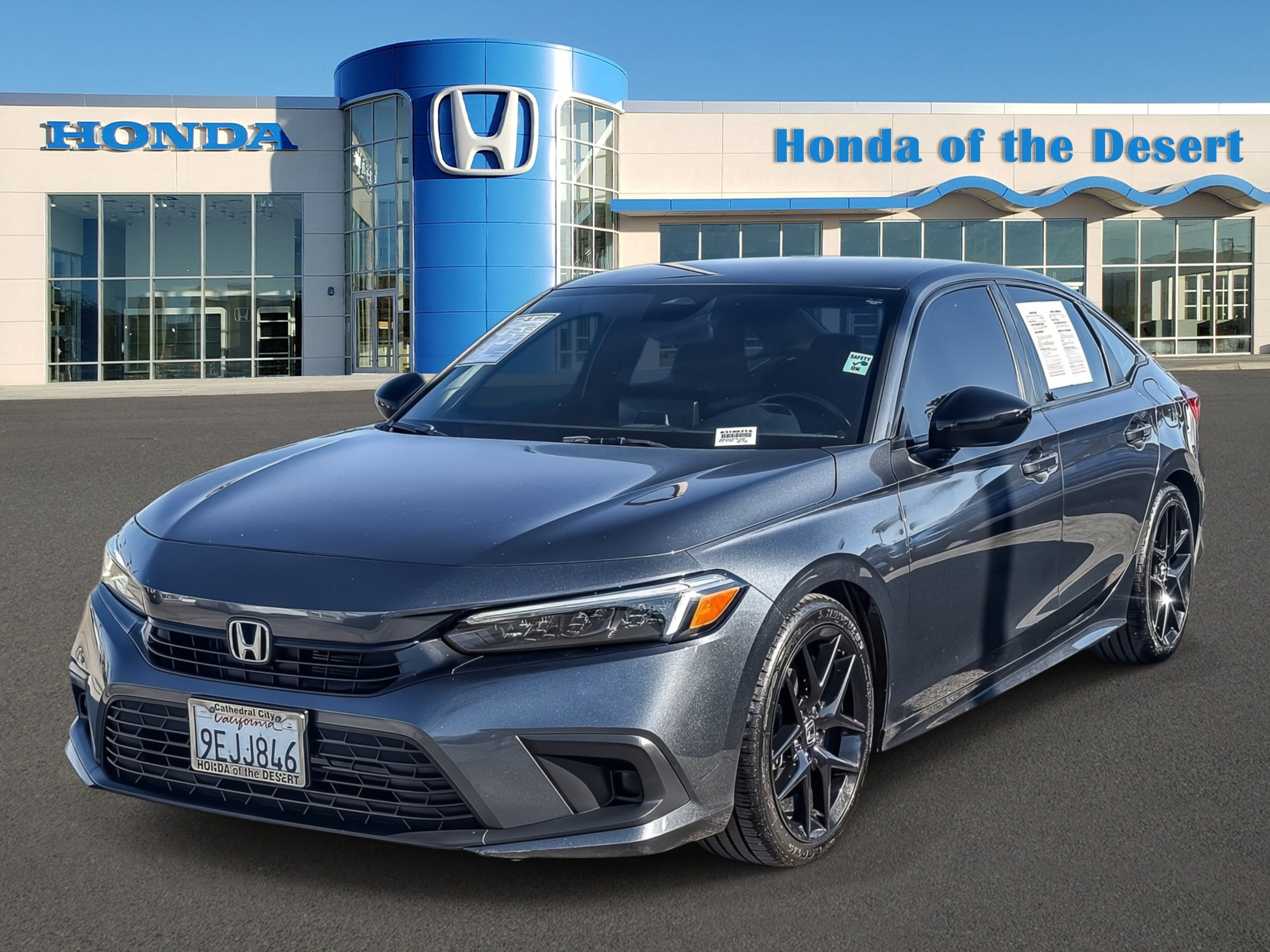 Used 2023 Meteorite Gray Metallic Honda Sport image 3