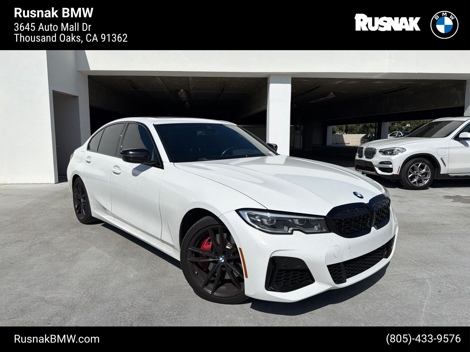 Used 2021 Alpine White BMW M340i image 1