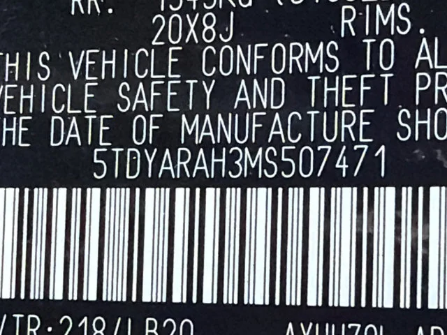 Used 2021 Black Toyota Hybrid Platinum image 34