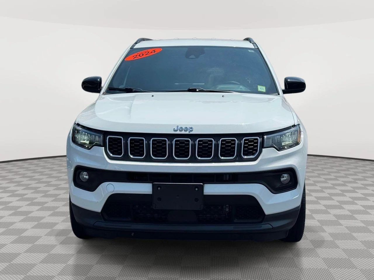 Used 2024 Bright White Clearcoat Jeep Latitude 4x4 image 2