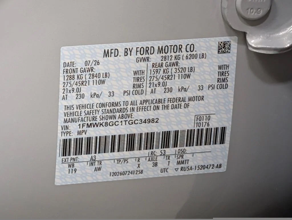 New 2026 Space White Metallic Ford ST image 25