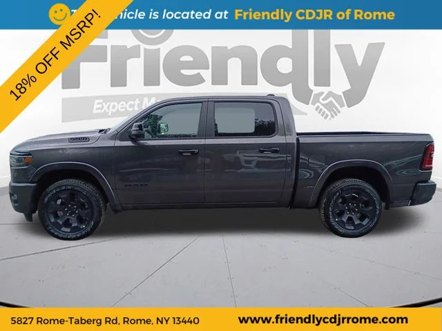 New 2026 Granite Crystal Metallic Clear-Coat Exterior Paint RAM Big Horn/Lone Star image 8
