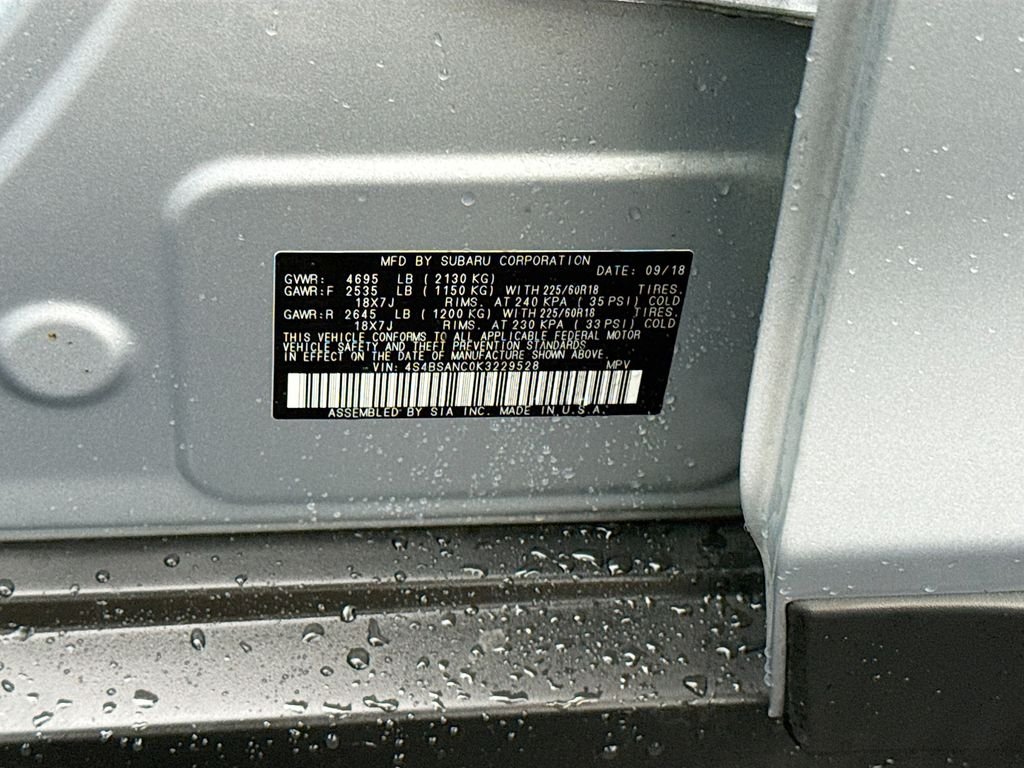 Used 2019 Ice Silver Metallic Subaru Limited image 34