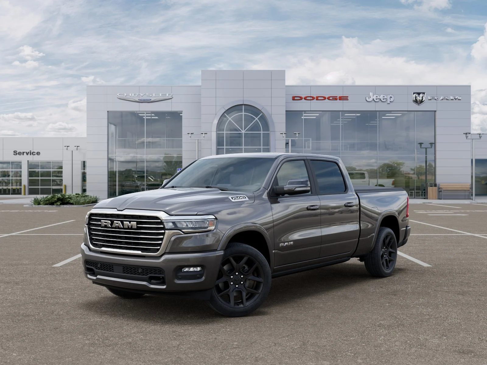 New 2026 Granite Crystal Metallic Clear-Coat Exterior Paint RAM Laramie image 27