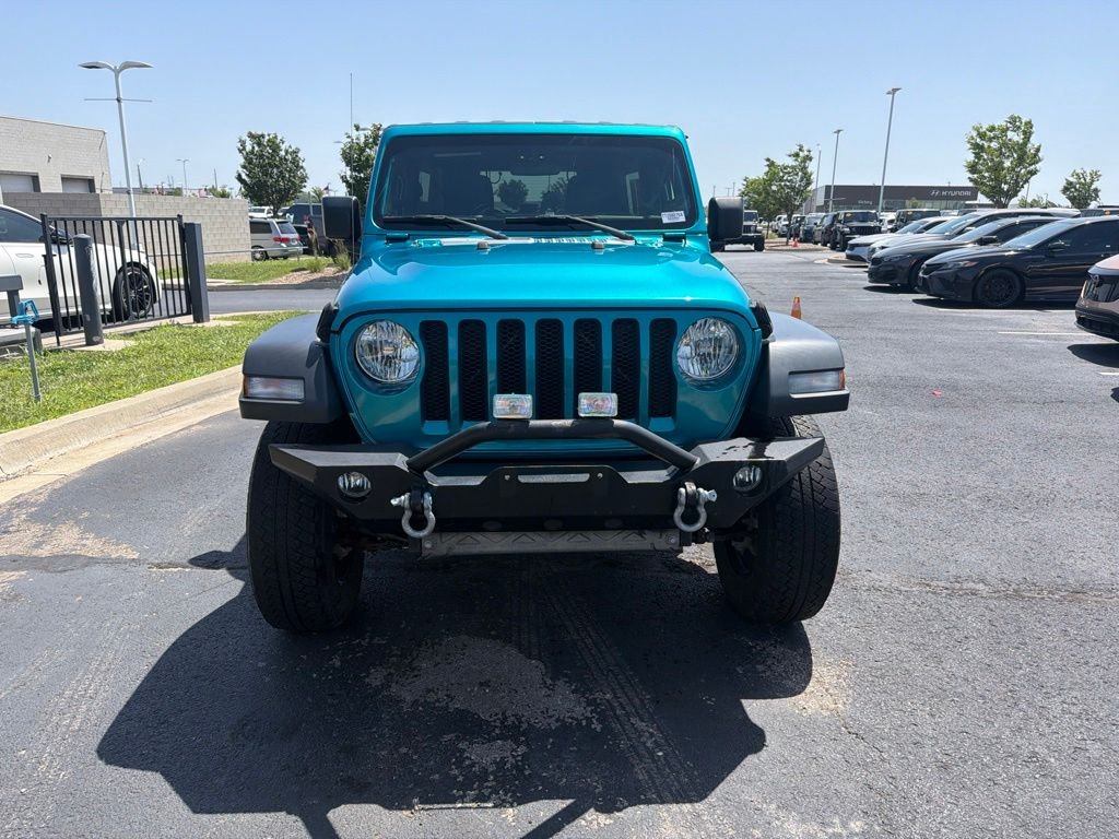 Used 2020 Teal Jeep Unlimited Sport S image 2