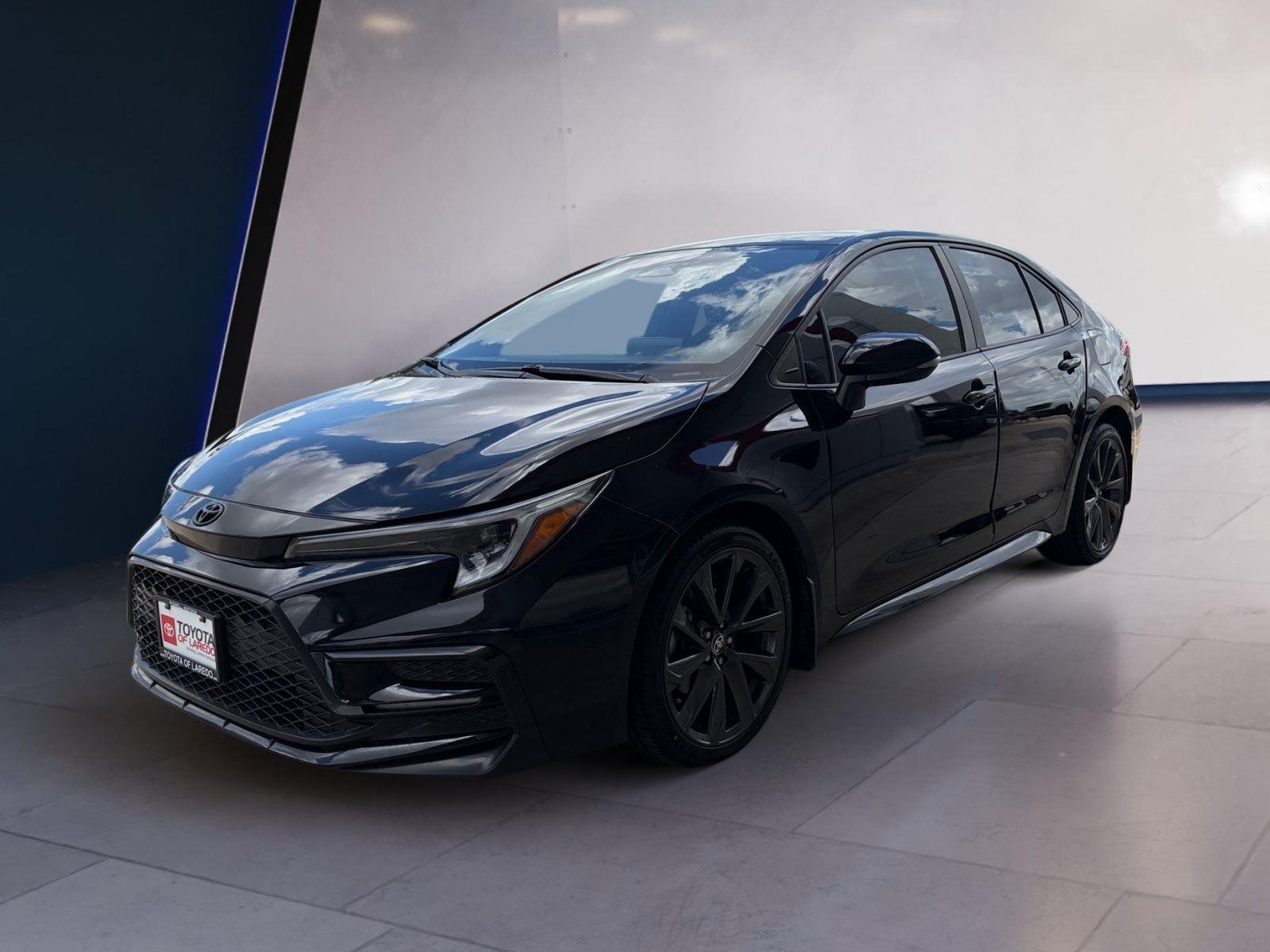 Used 2024 Midnight Black Metallic Toyota SE image 1