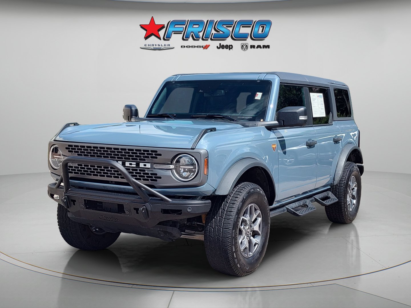 Used 2023 Azure Gray Metallic Tri-Coat Ford Badlands image 3