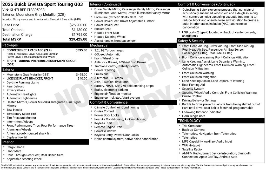 2026 Buick Envista Sport Touring - Photo 2