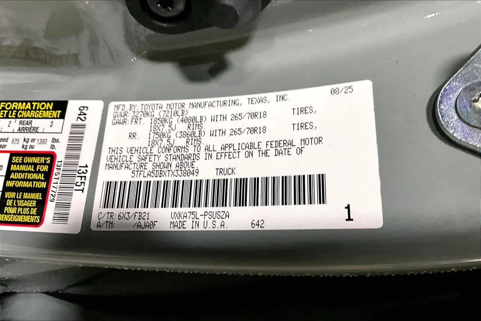 Certified Used 2026 Lunar Rock Toyota SR5 image 33