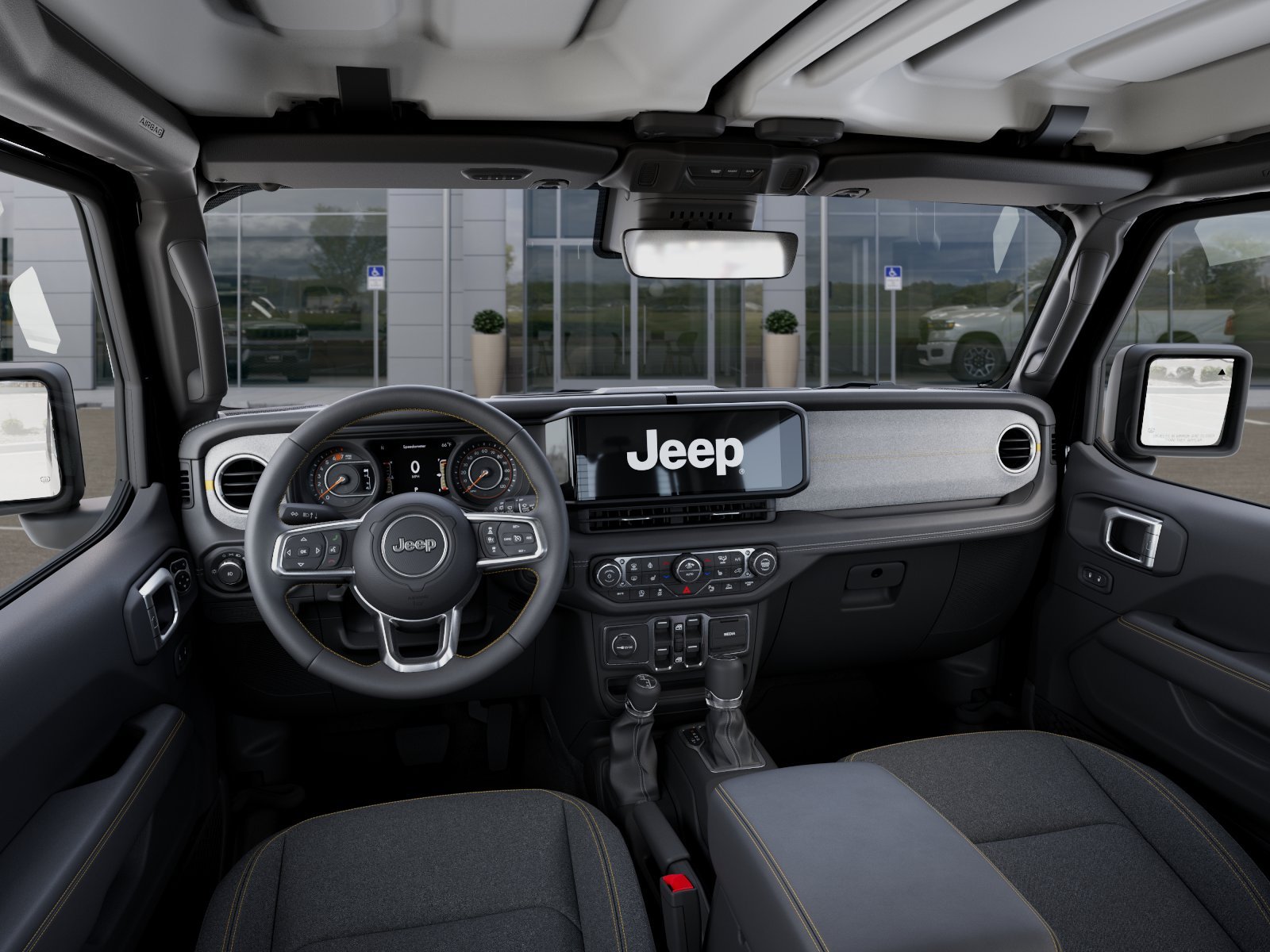 New 2026 Black Clear-Coat Exterior Paint Jeep Sahara image 39