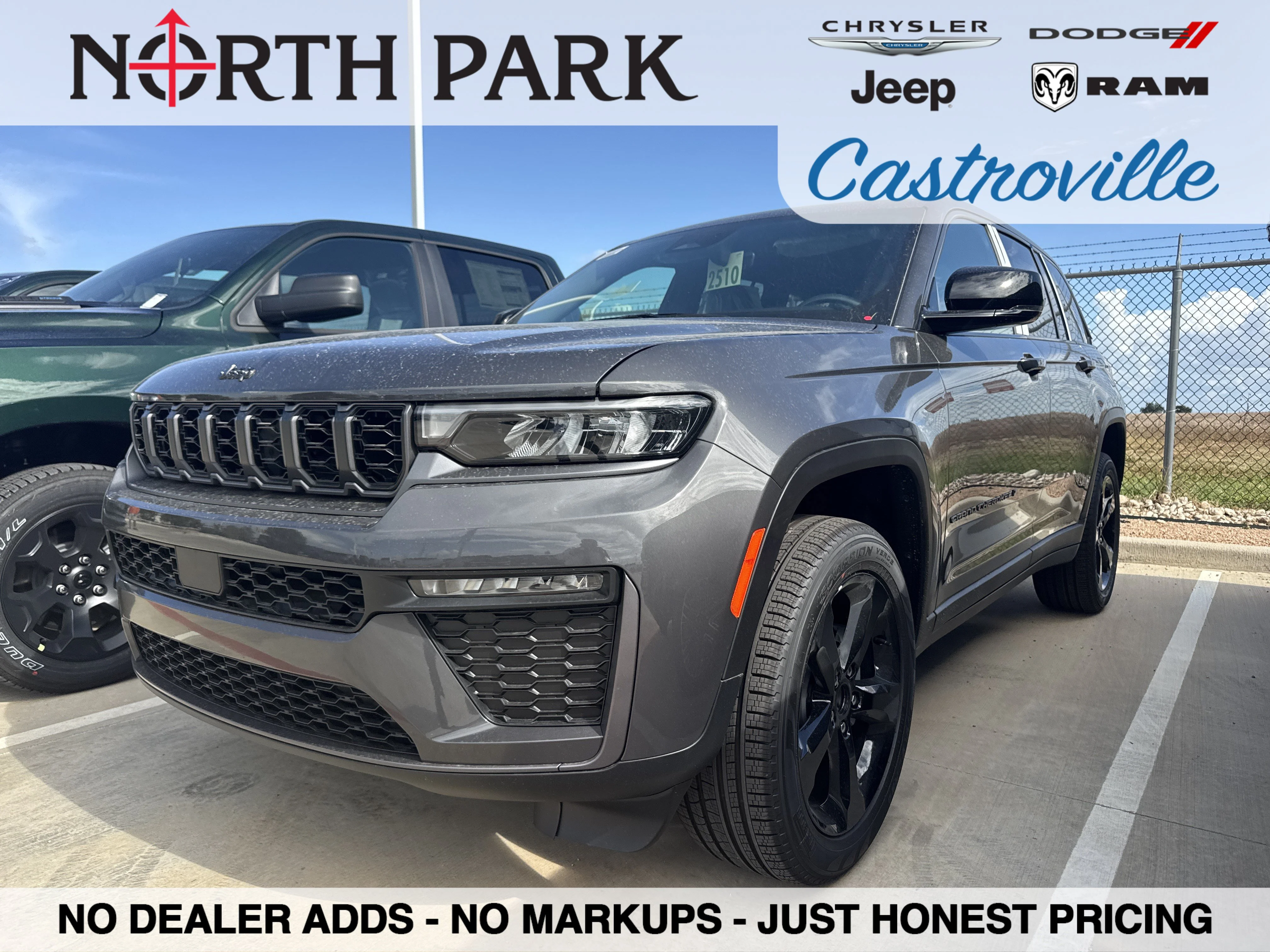 New 2026 Baltic Gray Metallic Clear-Coat Exterior Paint Jeep Limited image 1