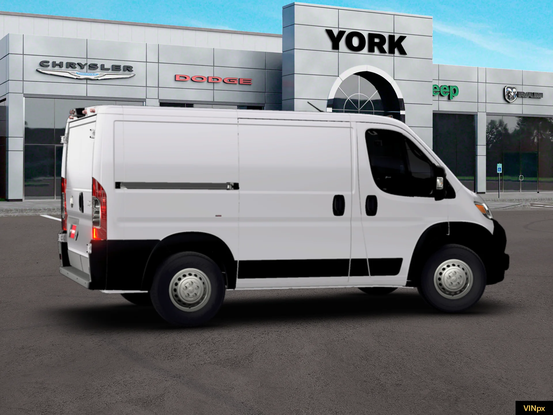 New 2026 Bright White Clear-Coat Exterior Paint RAM Tradesman image 27