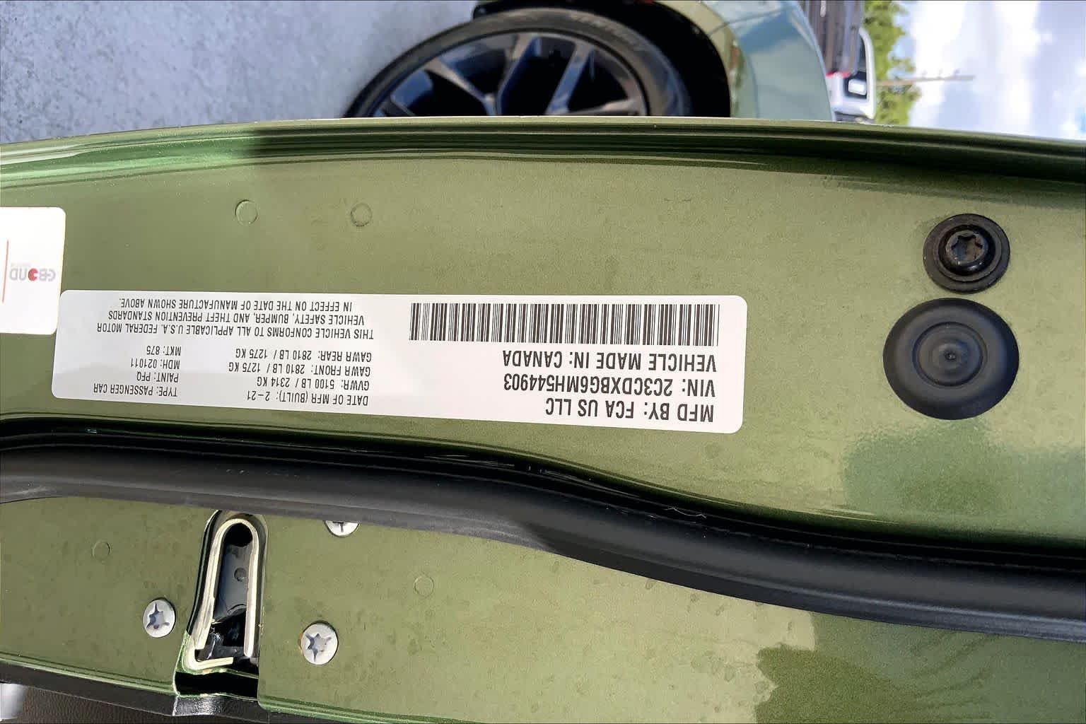 Used 2021 F8 Green Dodge SXT image 34