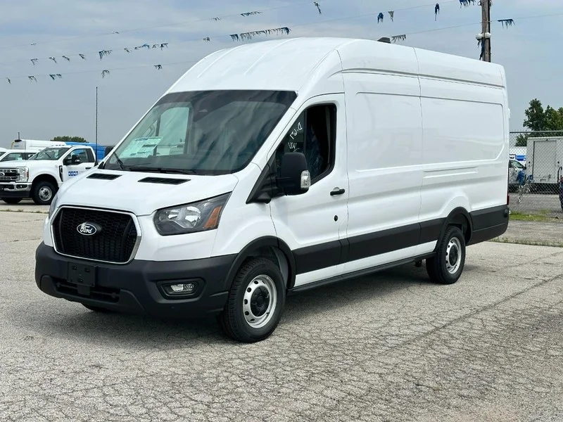 New 2026 Oxford White Ford T-250 148" EL Hi Rf 9150 GVWR RWD image 1