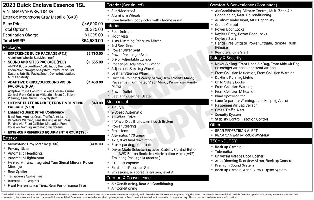 Certified Used 2023 Moonstone Gray Metallic Buick Essence image 45