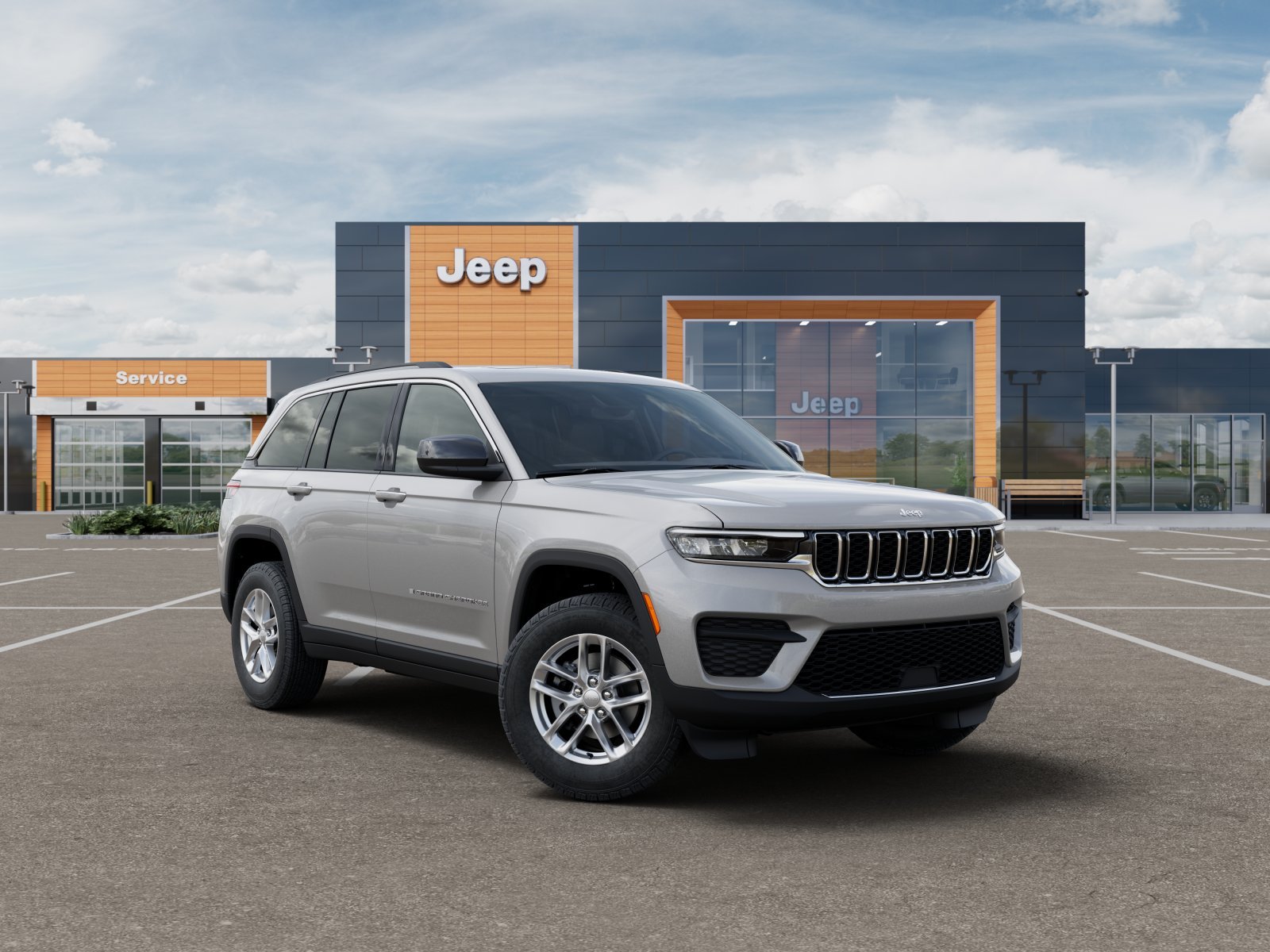 New 2025 Silver Zynith Exterior Paint Jeep Laredo X image 30