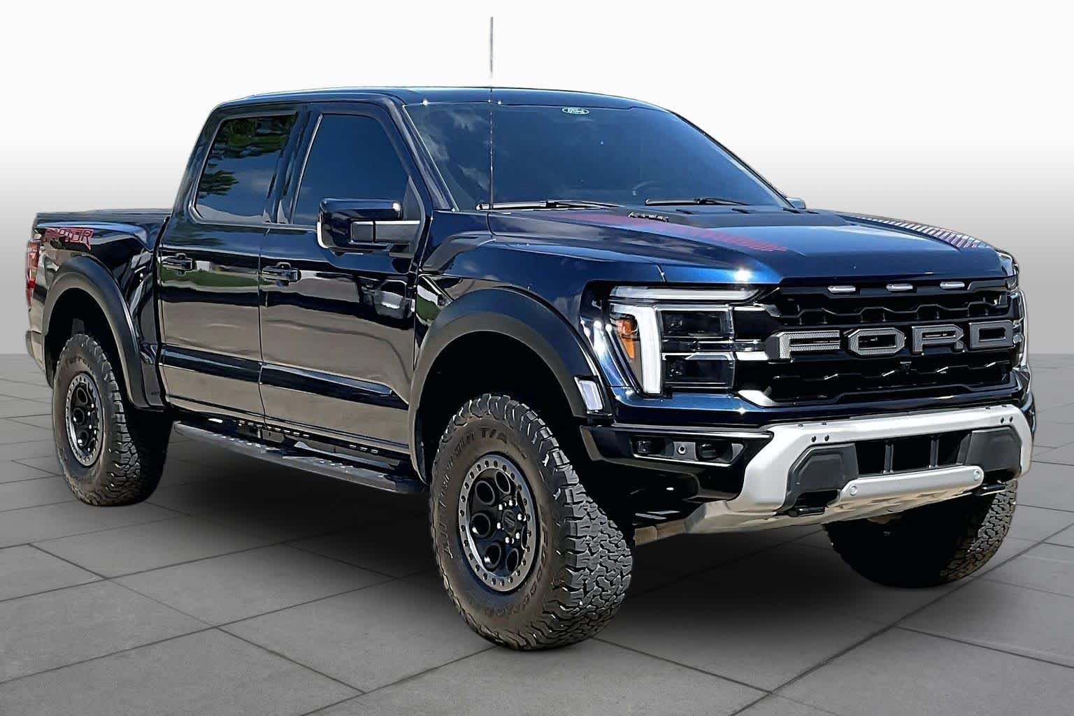 Used 2024 Antimatter Blue Metallic Ford Raptor image 3