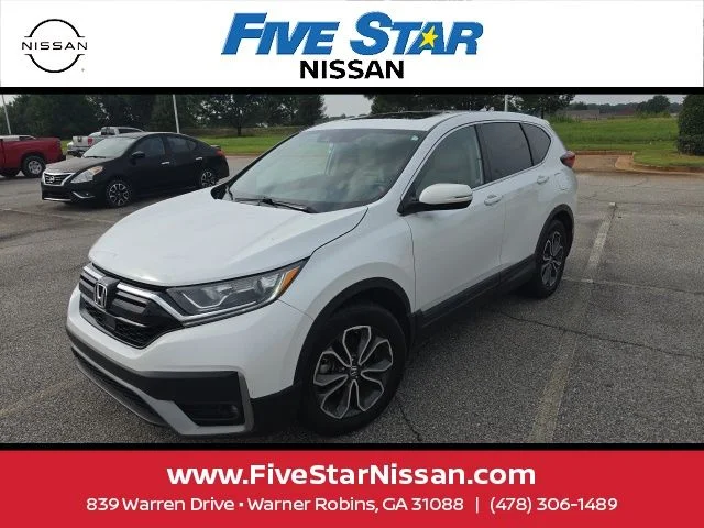 Used 2021 White Honda EX-L image 1