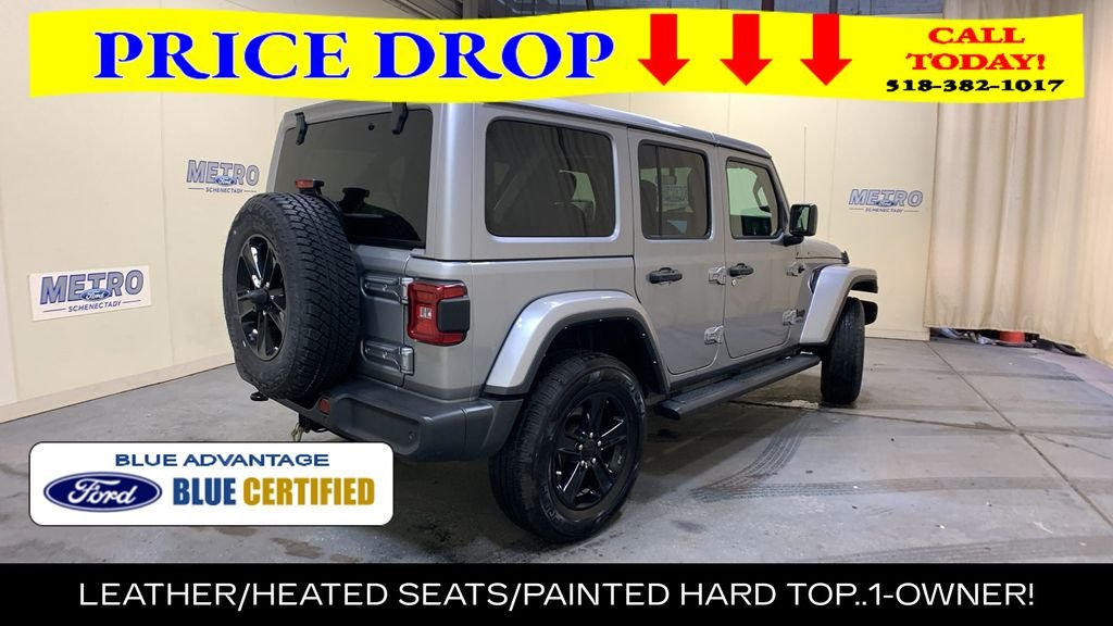 Certified Used 2021 Billet Silver Metallic Jeep Unlimited Sahara Altitude image 3