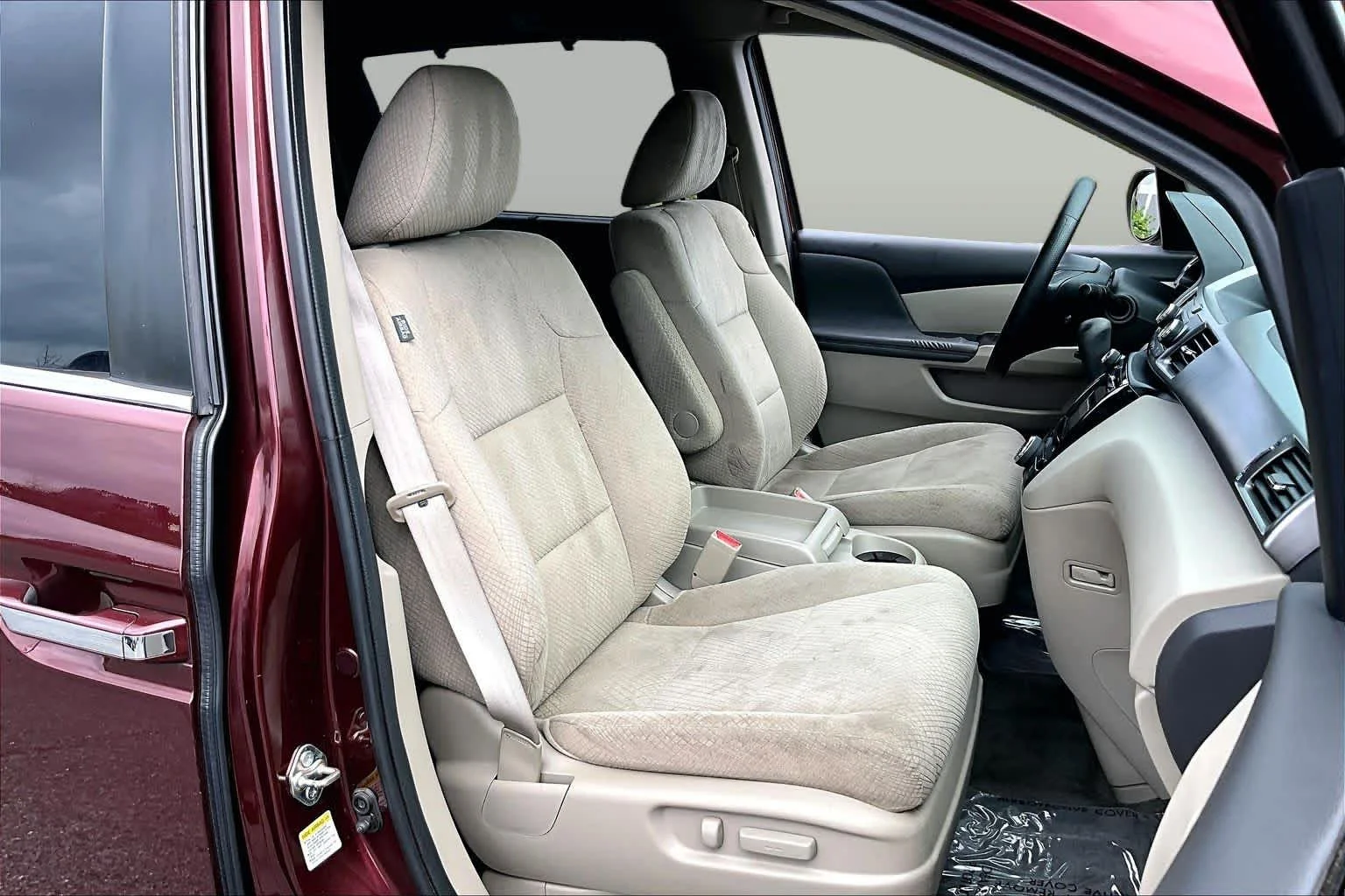 Used 2016 Deep Scarlet Pearl Honda EX image 9
