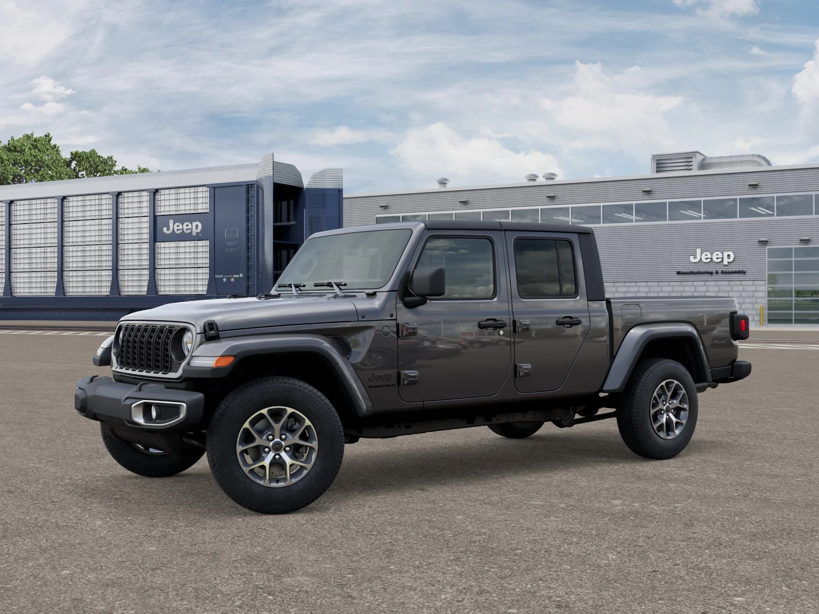 New 2027 Granite Crystal Metallic Clearcoat Jeep Sport S image 2