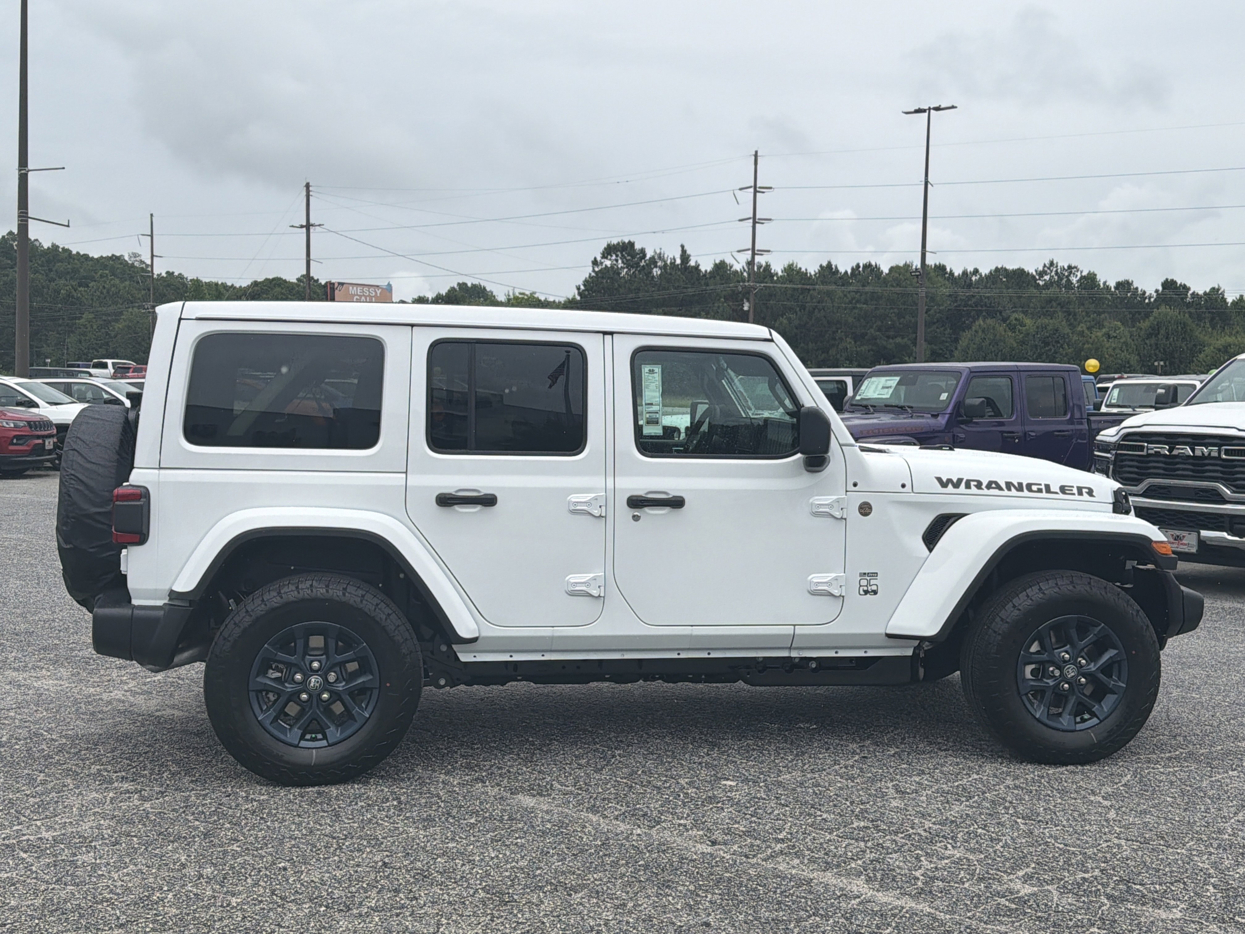 New 2026 Bright White Clear-Coat Exterior Paint Jeep 85th Anniversary image 9