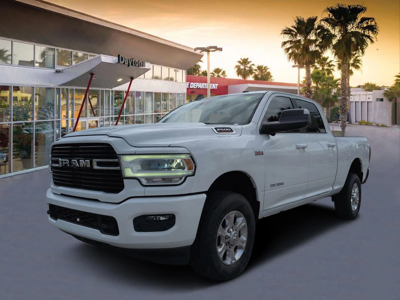Used 2019 Bright White Clearcoat Ram Big Horn image 7
