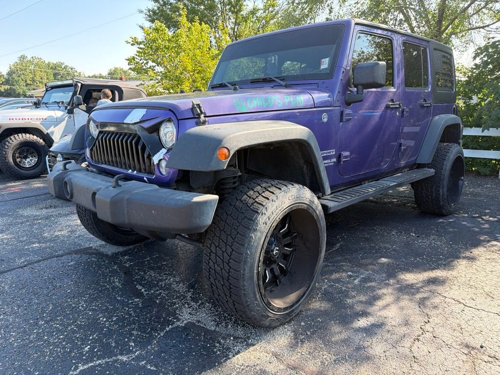Used 2017 Jeep Wrangler Unlimited Sport S with VIN 1C4BJWDG5HL715947 for sale in Brazil, IN