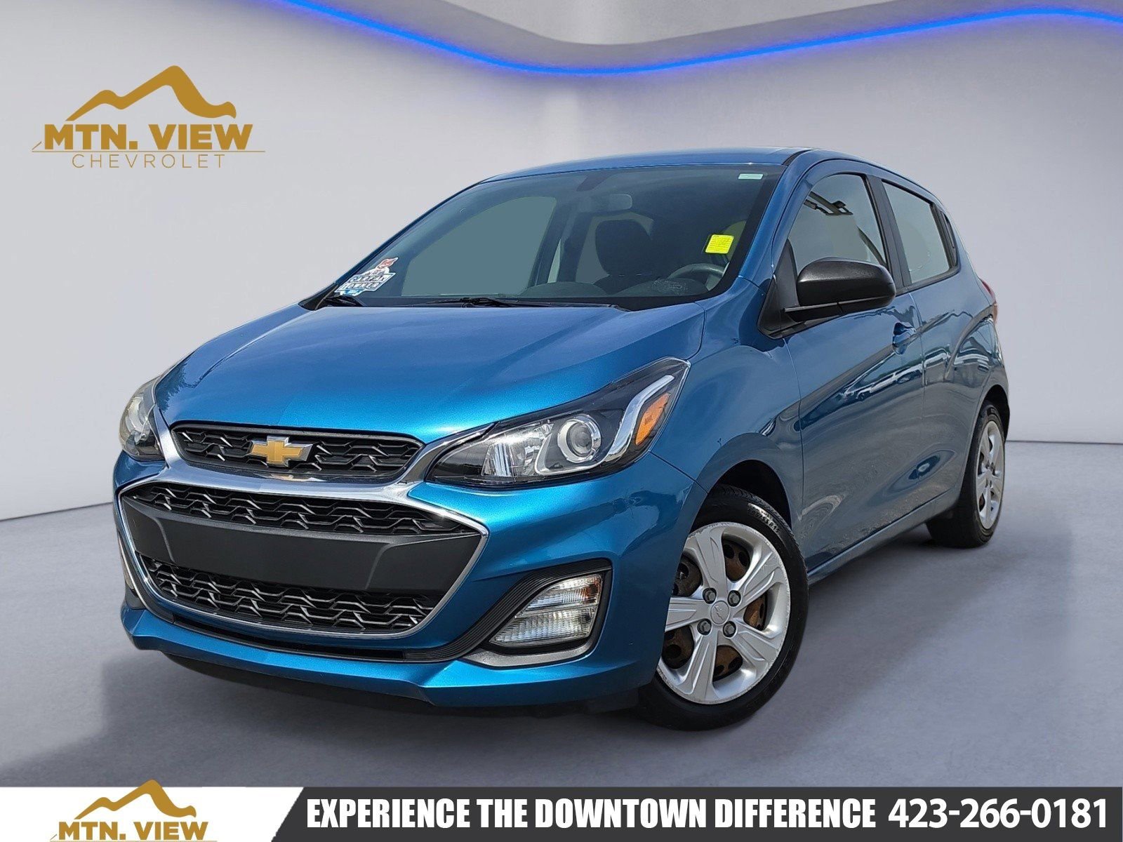 CARIBBEAN BLUE METALLIC 2019 Chevrolet Spark LS FWD Hatchback Front-Wheel Drive