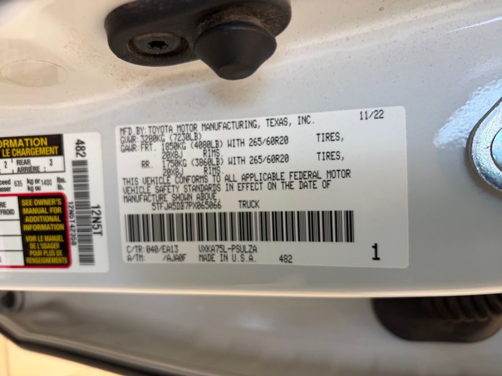 Used 2023 White Toyota Limited image 20