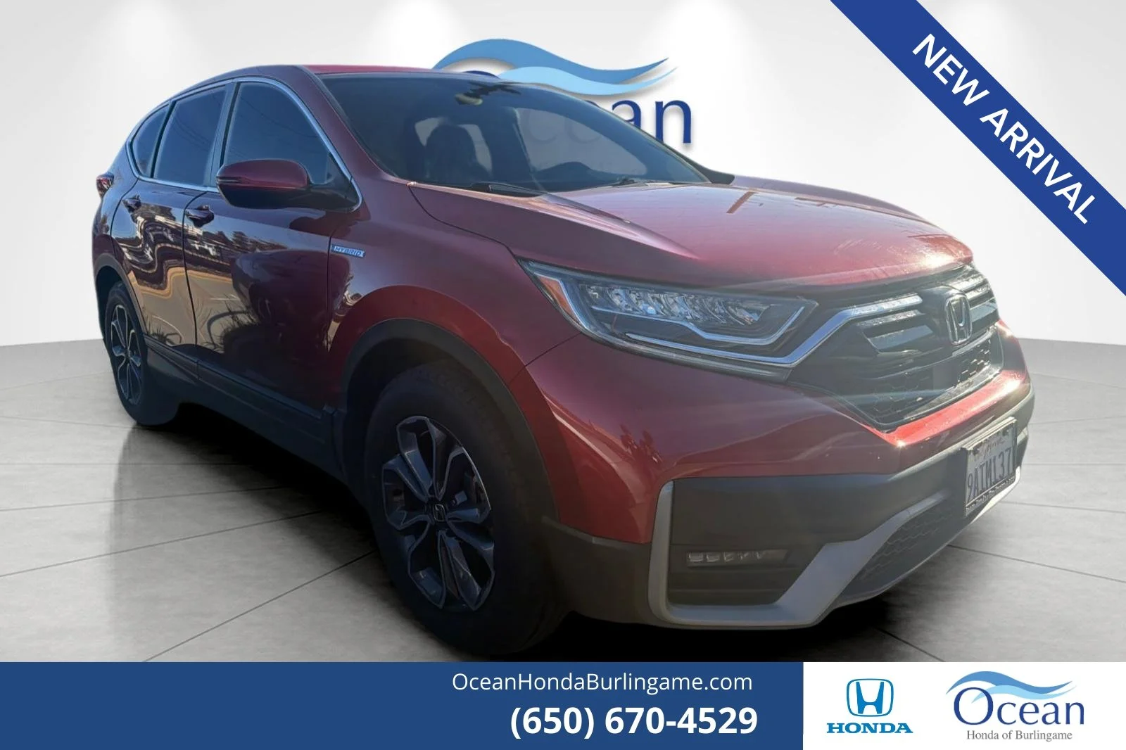 Certified Used 2022 Red Honda EX-L image 1