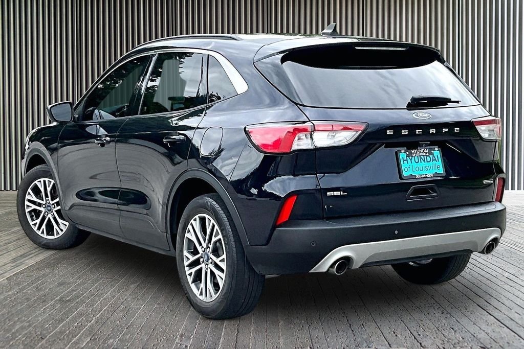 Used 2021 Blue Ford SEL image 3